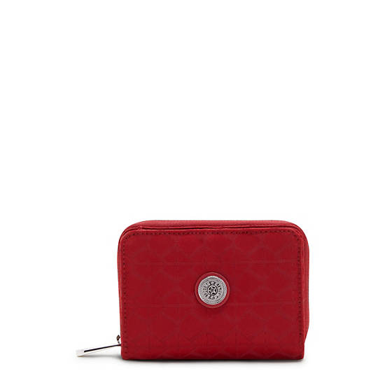 Kipling Money Love Small Wallet Wallets Signature Red | CA 2215LI